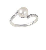 Anello Bluamante Donna in Argento Perla BAN506AD14